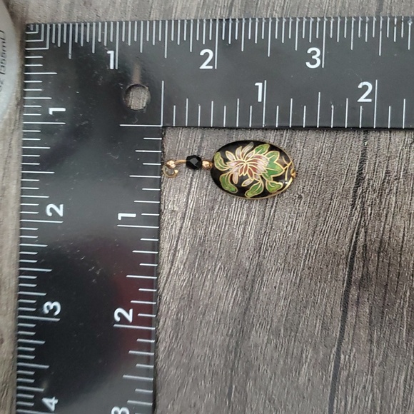 Cloissone Floral Geisha Pendant P322 - Picture 3 of 3